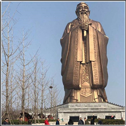 學校人物孔子雕塑